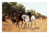 Rotten Row, Hyde Park Giclee Print by Thomas Blinks