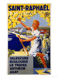 Saint-Raphael, circa 1930 Giclee Print by J. Munier