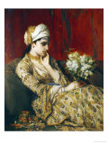 Odaliske Lámina giclée por Jan Frans Portaels