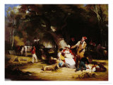 Dinner Time Giclee Print by William Frederick Witherington