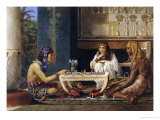 Egyptian Chessplayers Giclee Print by Sir Lawrence Alma-Tadema