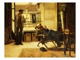 The Neighbours, 1881 Giclee Print by William Bartlett
