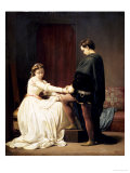 The Proposal, 1860 Lámina giclée por Alfred W. Elmore