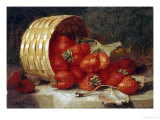 Strawberries in a Wicker Basket on a Ledge, 1895 Giclée-Druck von Eloise Harriet Stannard