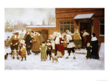 New Years Day, New Amsterdam reproduction procédé giclée par George Henry Boughton