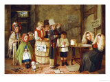 The Police Court Giclee Print by Charles Hunt