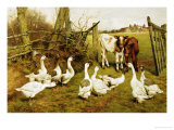The Disputed Gate Giclee Print by Herbert William Weekes