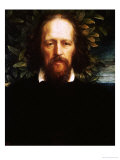 The "Bowman" Portrait of Alfred, Lord Tennyson, as Poet Laureate, 1864 Giclee Print by George Frederick Watts