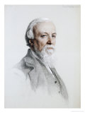 Portrait of Robert Browning (1812-1889) Giclee Print by Frederick Augustus Sandys
