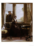 Lady Jane Grey and Roger Alscham, 1853 Giclee Print by John Callcott Horsley
