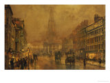 Blackman Street, Borough reproduction procédé giclée par John Atkinson Grimshaw