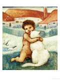 A Loving Hug Lámina giclée por Edward Burne-Jones