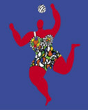 Volley-ball Affiches par Niki De Saint Phalle