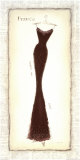 Vogue Silhouette Poster par Emily Adams