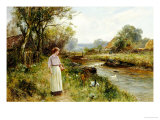 Près de la rivière Reproduction procédé giclée par Ernest Walbourn