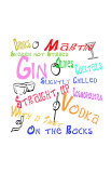 Happy Hour Cocktails Giclee-trykk av Bradly Bowden