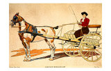 Painted Harness Pony Lámina giclée por Edward Penfield Painted Harness Pony Lámina giclée por Edward Penfield