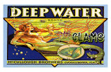 Deep Water Clams Lámina giclée