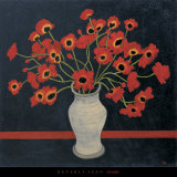 Red Poppies Posters by Beverly Jean