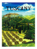 Tuscany Italy Giclee Print by Caroline Haliday
