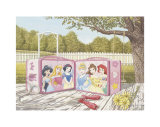 Princess Picnic Affiches par David Doss