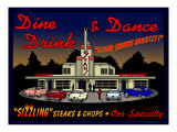 Stans Night Diner Giclee Print