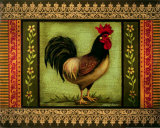 Mediterranean Rooster I Poster par Kimberly Poloson