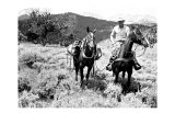 Pack Horse and Cowboy Giclee Print Pack Horse and Cowboy Giclee Print