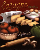 Lasagna Prints by Daphne Brissonnet