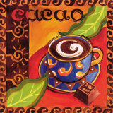 Cacao Chocolate Kunstdruck von Jennifer Brinley