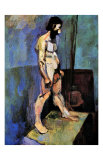 Male Nude Model reproduction procédé giclée par Henri Matisse