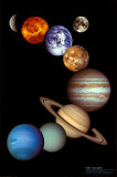 NASA Solar System, Planets, Montage Poster