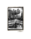 Garden Fountain II reproduction procédé giclée par Laura Denardo