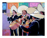 Fiesta Mariachi Giclee Print by Rick Kersten