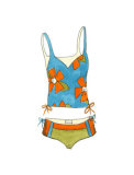 Beach Bikini II Print by Jennifer Goldberger