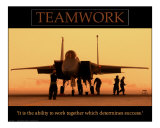Teamwork Photographic Print by Kevin Oke