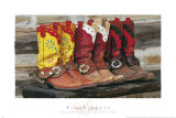 Ranch Boots Affiches par David R. Stoecklein