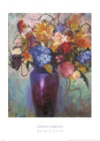 Purple Vase Prints by Dawna Barton