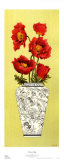 Chinois Poppy Print by Judy Shelby