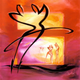 Rhumba in Red II Reprodukcje autor Alfred Gockel