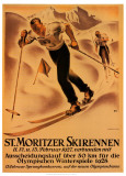 St. Moritzer Skirennen Affiches