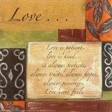 Debbie DeWitt - Words to Live By: Love - Poster