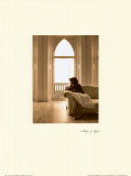 Reminiscing in the Window IV Prints by Lesley G. Aggar