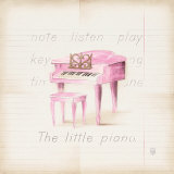 Little Piano Pósters por Lauren Hamilton
