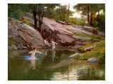 The Swimming Hole Giclee Print by Edward Henry Potthast