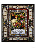 Birds and Flower-Laden Boughs Silhouetted Against the Moon, circa 1884 reproduction procédé giclée par John La Farge