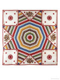 A Cotton Quilted Coverlet, 1850 Giclee Print by Anna Chambers Deacon