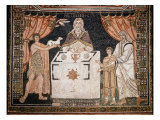 Mosaic of the Apse Right Side: Melchisedec Giclee Print