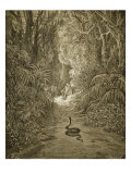 Satan As a Serpent Enters Paradise Giclee Print by Gustave Doré