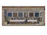 La cène reproduction procédé giclée par Andrea del Castagno 